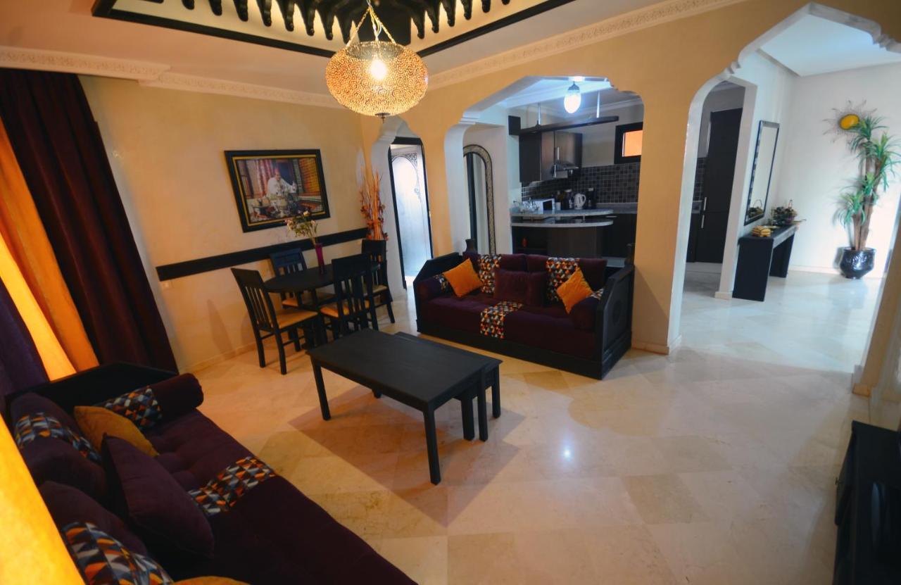 Ferienwohnung Appart Vue Piscine Et Montagne Marrakech Marrakesch Exterior foto